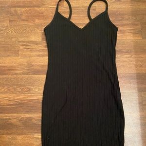 Ribbed Mini Dress